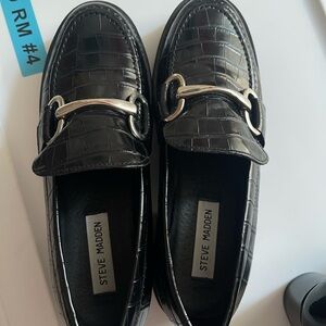 Steve Madden Black Loafers Women